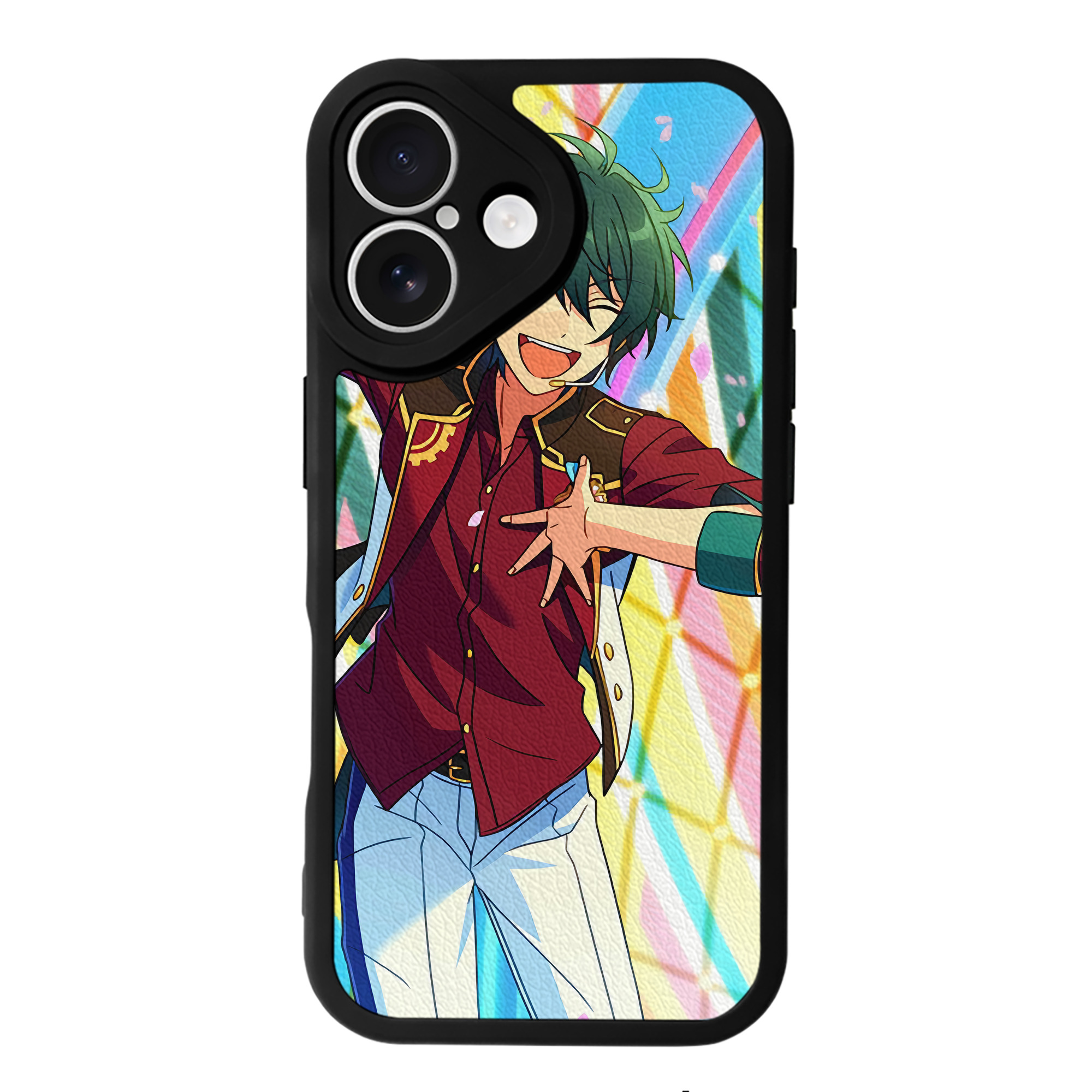 （画像用） あんさんぶるスターズ! Ensemble Stars 【iPhone 16シリーズ対応】シリコンスマホケース（レザー調） 材質：シリコン